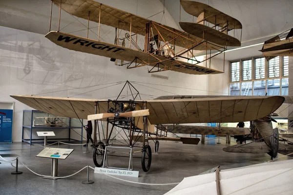 Παλαιά Ιστορικά Αεροπλάνα Στο Γερμανικό Μουσείο Στο Μόναχο Μόναχο Γερμανία Royalty Free Εικόνες Αρχείου