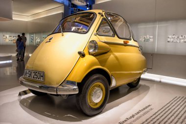 BMW Isetta efsanevi arabası, 1955, Münih, Almanya - 14 Eylül 2018