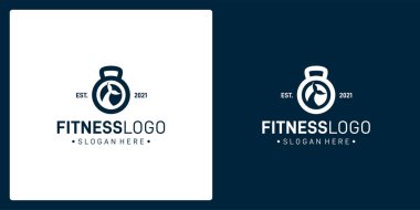 Halter logosu ve köpekbalığı kuyruğu logosu. vektör değeri.