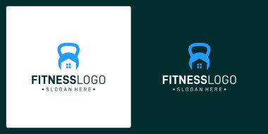 Halter logoları ve logolar için ilham kaynağı. premium vektörü