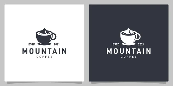 Llüstrasyon Creative Coffee Shop Logo Tasarım Vektörü Sembol Grafiksel Restoran — Stok Vektör