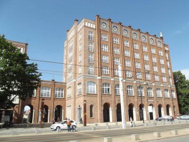 Rostock, Mecklenburg-Batı Pomerania, Almanya 'daki tarihi bina