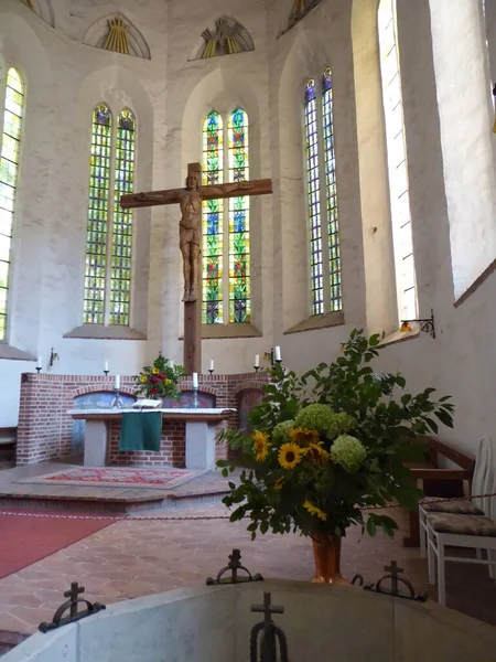 Altar Castle Church Mirow Mecklenburg Western Pomerania Germany — Stock Photo, Image