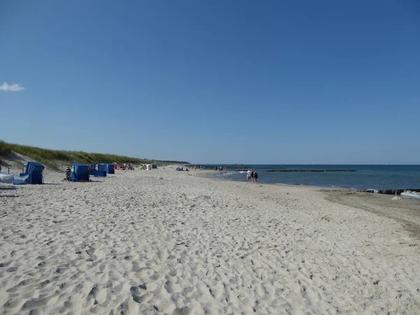 Praia Mar Báltico Graal Mueritz Alemanha — Fotografia de Stock