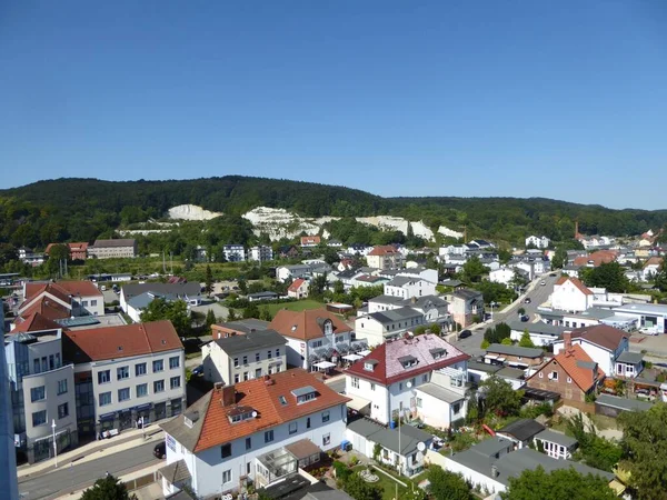 Vista Sassnitz Isla Ruegen Mecklemburgo Pomerania Occidental Alemania — Foto de Stock