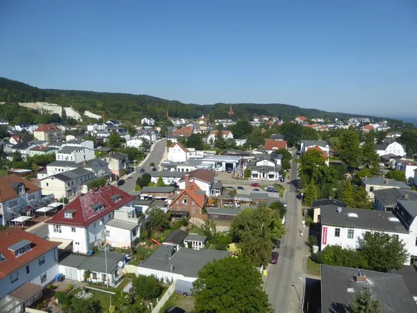Uitzicht Sassnitz Ruegen Island Mecklenburg Vorpommern Duitsland — Stockfoto