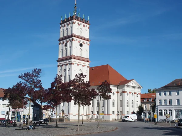 德国梅克伦堡 西波美拉尼亚Neustrelitz镇教堂 — 图库照片