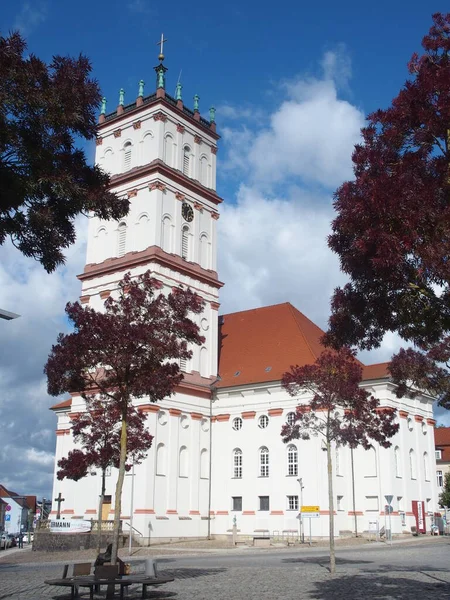 Εκκλησία Της Πόλης Neustrelitz Mecklenburg Western Pomerania Γερμανία — Φωτογραφία Αρχείου