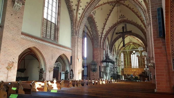 Vue Intérieure Guestrower Dom Mecklembourg Poméranie Occidentale Allemagne — Photo