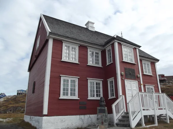 Музей Кнуда Расмуссена Илулиссате Гренландия — стоковое фото