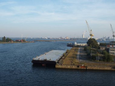 Rostock limanı, Mecklenburg-Batı Pomerania, Almanya