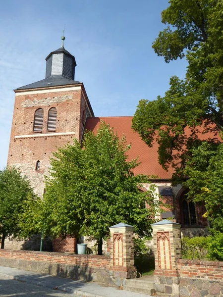 Kościół Mariena Wesenbergu Meklemburgia Pomorze Przednie Niemcy — Zdjęcie stockowe