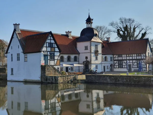 Castelo Bodelschwingh Subúrbio Dortmund Aplerbeck Dortmund Renânia Norte Vestefália Alemanha — Fotografia de Stock