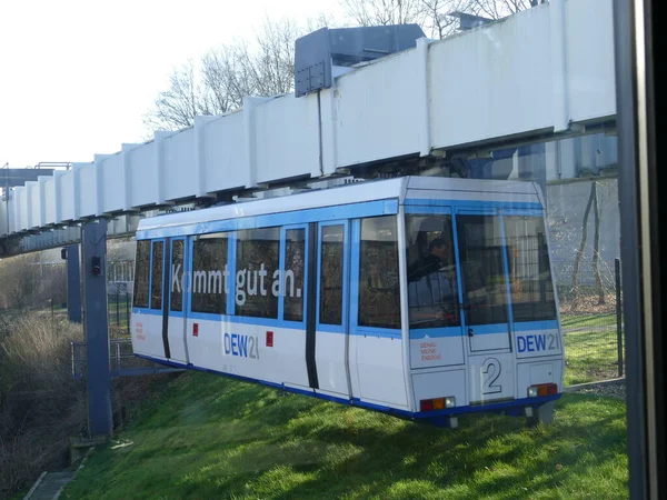 Carro Del Ferrocarril Elevado Universidad Dortmund Renania Del Norte Westfalia — Foto de Stock