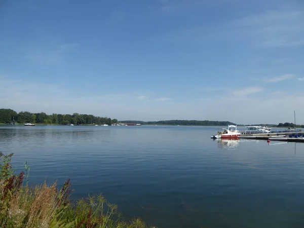 Malchow Lake Ideal Area Hobby Recreational Captains Mecklenburg Western Pomerania — 图库照片