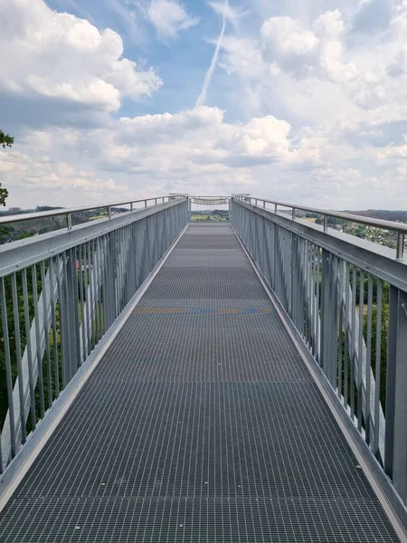 Skywalk Liethsteilhang Moehne Valley View Allagen North Rhine Westphalia Germany — Stock Fotó