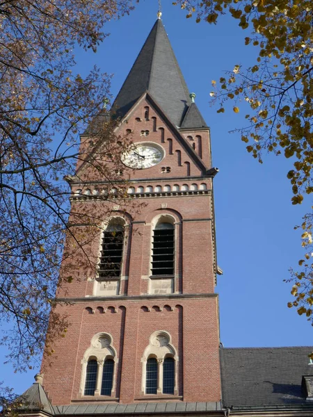 Iglesia Parroquial Bautista San Johannes Neheim Arnsberg Neheim Sauerland Renania — Foto de Stock