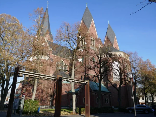 Carillon Framför Johannes Baptist Församlingskyrka Neheim Arnsberg Neheim Sauerland Nordrhein — Stockfoto