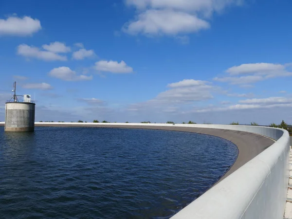 Bassin Supérieur Glinge Pompé Stockage Énergie Hydroélectrique Dans Sauerland Rhénanie — Photo