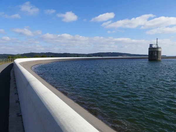 Bassin Supérieur Glinge Pompé Stockage Énergie Hydroélectrique Dans Sauerland Rhénanie — Photo