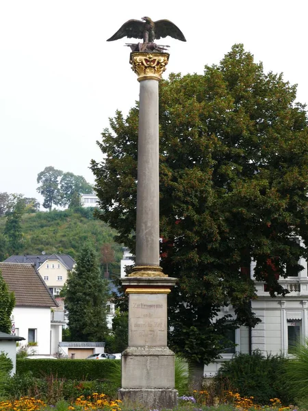 Pomnik Attendorn Nadrenia Północna Westfalia Niemcy — Zdjęcie stockowe
