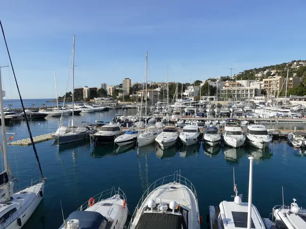 Marina Van Cala Mayor Mallorca Balearen Spanje — Stockfoto