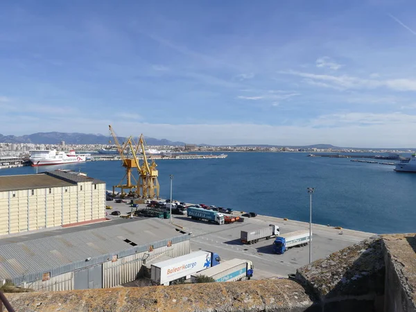View Port Palma Mallorca Balearic Islands City Background — Stock Photo, Image