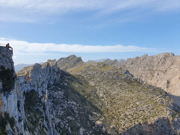 Высокие Горы Кап Форментор Майорка Балеарские Острова Испания — стоковое фото