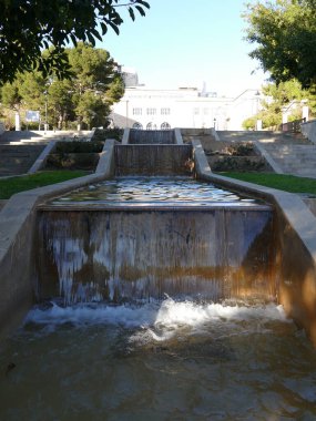 Palma, Mallorca, Balear Adaları, İspanya 'daki Parc de sa Riera' da çağlayan sular