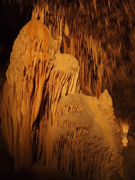Porto Cristo Mallorca Balearic Adası Yakınlarındaki Ünlü Ejderha Mağaraları Spanya — Stok fotoğraf