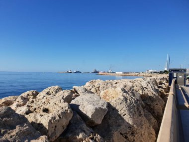 Palma, Mallorca, Balear Adaları, İspanya kıyılarında dalgalar