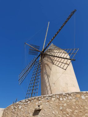 Palma, Mallorca, Balear Adaları, İspanya 'daki tarihi yel değirmeni