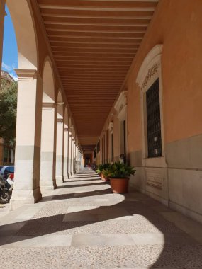 Palma, Mallorca, Balearic Adaları, İspanya 'daki tarihi bir binanın atarileri