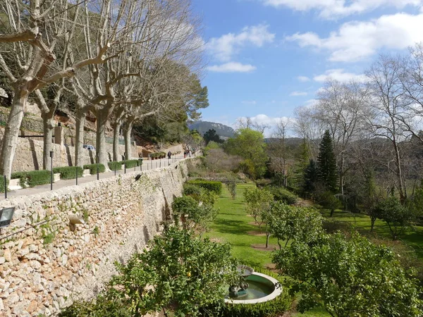 Calzada Parque Granja Mallorca Islas Baleares España — Foto de Stock