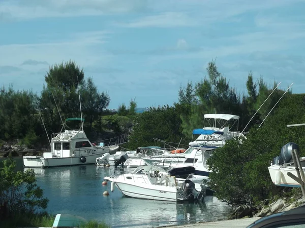 Yachts Quiet Bay Grand Bermuda Bermuda — 스톡 사진