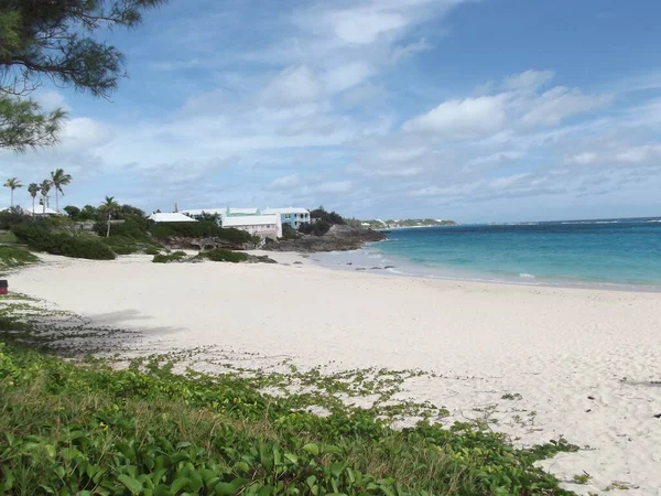One of the beautiful beaches of Grand Bermuda is John Smith\'s bay with crisp white and pink sand and turquoise clear water