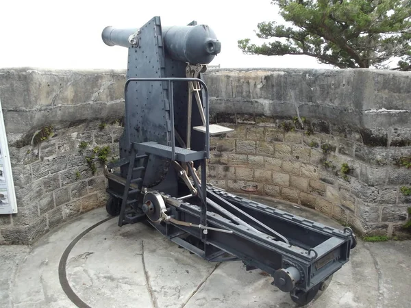 Cannon Scaur Hill Fort Grand Bermuda Bermuda — Stock Photo, Image