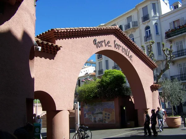 Forte Forville Market Hall Cannes France — Fotografia de Stock