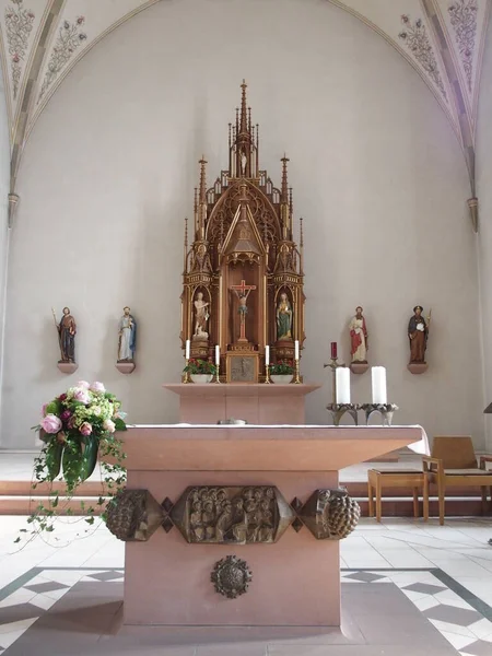 Altar Parish Church Johannes Sundern Sauerland North Rhine Westphalia Germany — Stockfoto