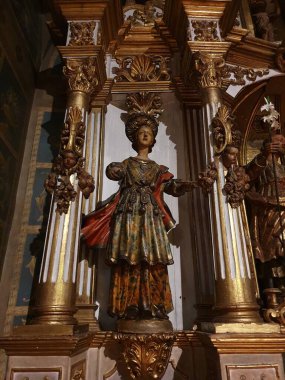 LLuc Sığınak, Mallorca, Balear Adaları, İspanya 'daki manastır kilisesinde heykel