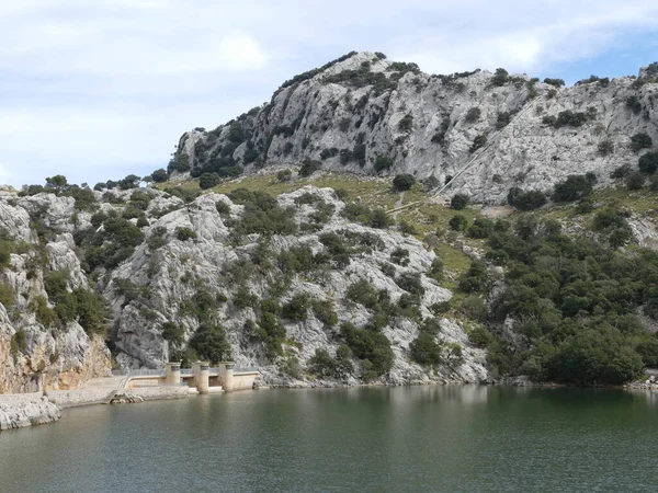 Waterreservoir Gorg Blau Mallorca Balearen Spanje — Stockfoto