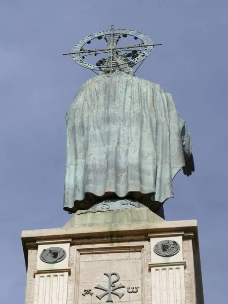 Cristo Redentore Sul Puig Montagna San Salvador Maiorca Isole Baleari — Foto Stock