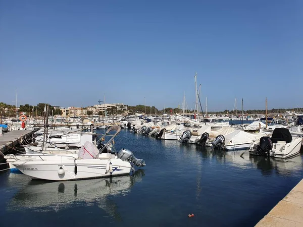 Port Colonia Sant Jordi Mallorca Baleár Szigetek Spanyolország — Stock Fotó