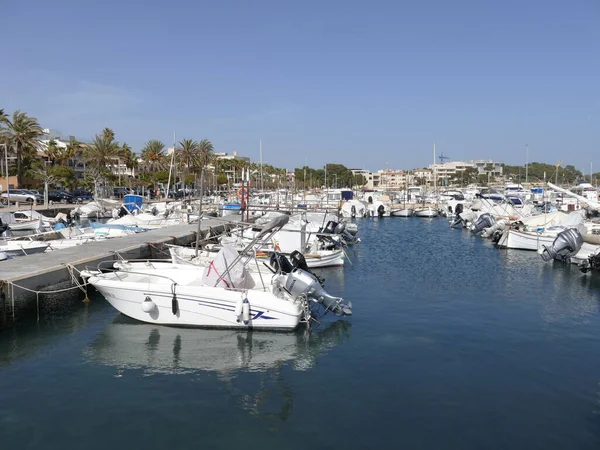 Porto Colonia Sant Jordi Maiorca Ilhas Baleares Espanha — Fotografia de Stock