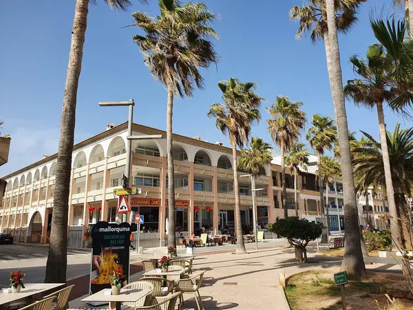 Paseo Marítimo Colonia Sant Jordi Mallorca Islas Baleares España —  Fotos de Stock