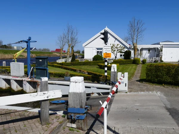 Észak Hollandiai Breezand Julianadorp Között Közlekedő Észak Hollandiai Csatornán Áthaladó — Stock Fotó