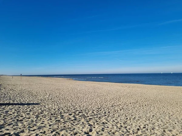 Endless Expanse Beach North Holland Netherlands Here Julianadorp — Stock Photo, Image