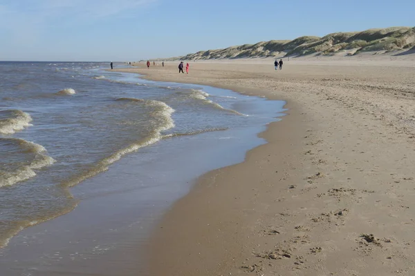 Expansión Sin Fin Playa Holanda Del Norte Los Países Bajos —  Fotos de Stock