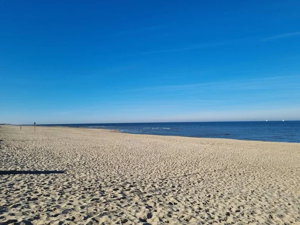 Infinita Distesa Sulla Spiaggia Dell Olanda Settentrionale Nei Paesi Bassi Foto Stock