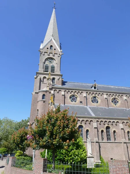 Neo Romanesque Catholic Ursula Church Warmenhuizen North Holland Netherlands — Fotografia de Stock